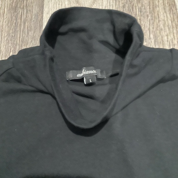Ambiance Classic Black Turtleneck - Picture 3 of 4